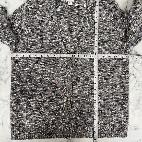J Crew Factory Textured button front cardigan sweater size medium as306 - Picture 5 of 10